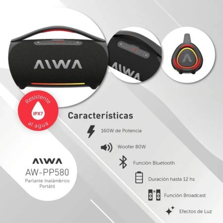 PARLANTE PORTATIL AIWA AW-PP580
